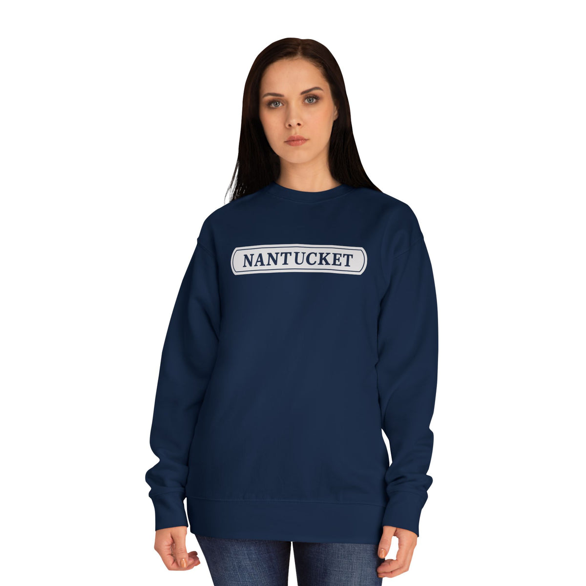 Nantucket Crewneck - White Quarterboard