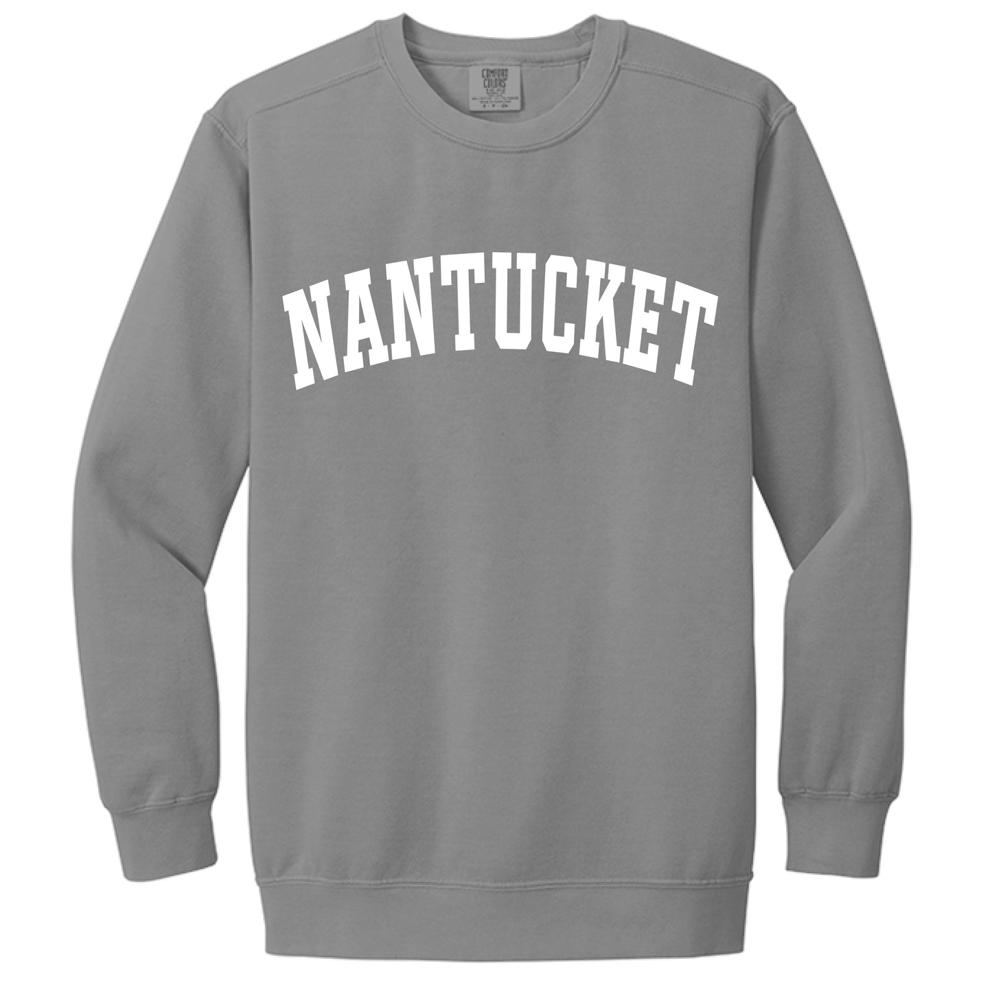 Nantucket Crewneck sweatshirt Grey nantucket island