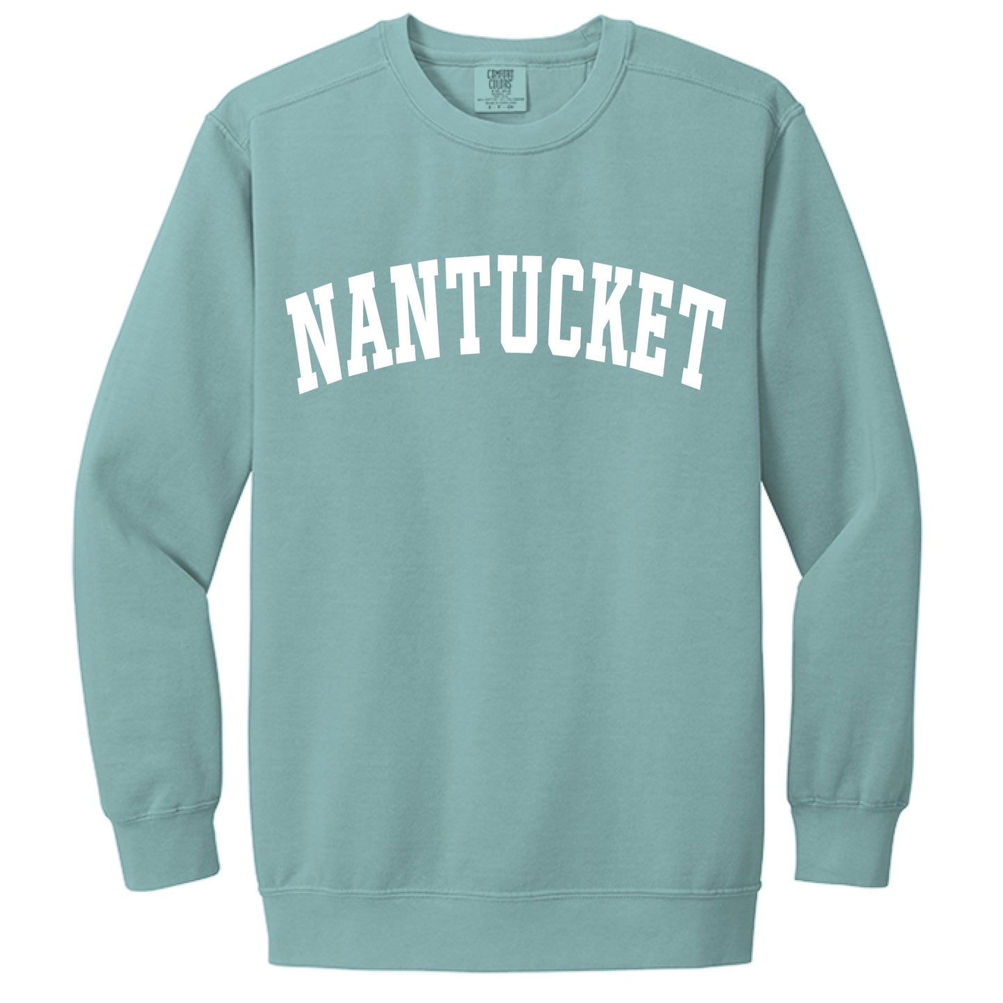 Nantucket Crewneck sweatshirt Navy seafoam